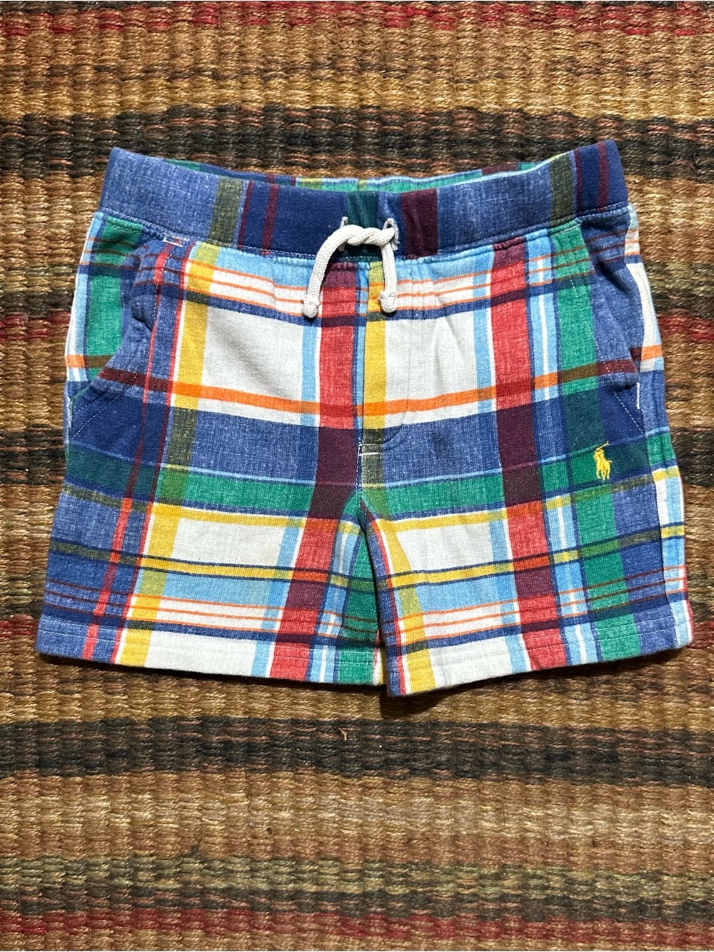 Polo by Ralph Lauren Blue Multicolor Plaid Kids Shorts
